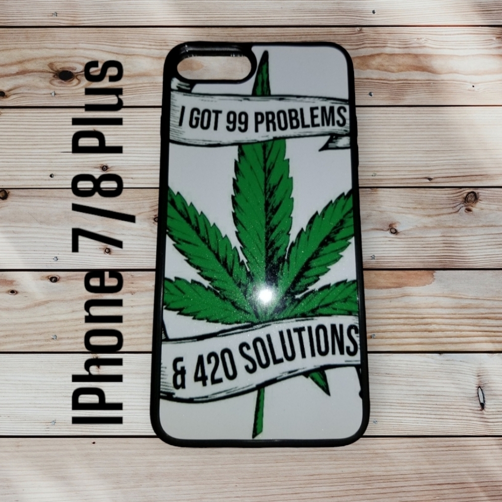 Stylish Green Leaf iPhone 7/8 Plus Case